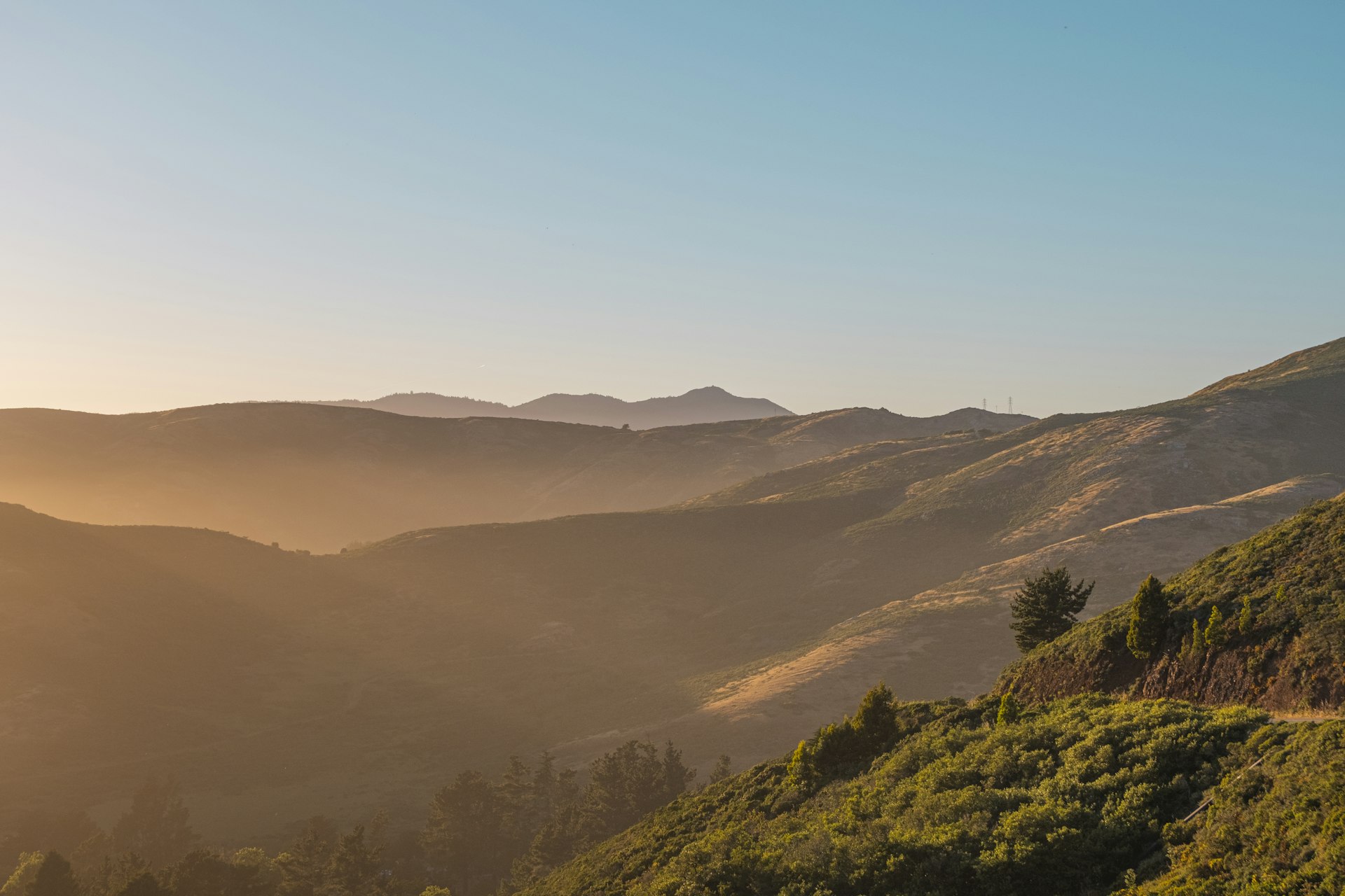 Aerial view of the Conejo Valley, California