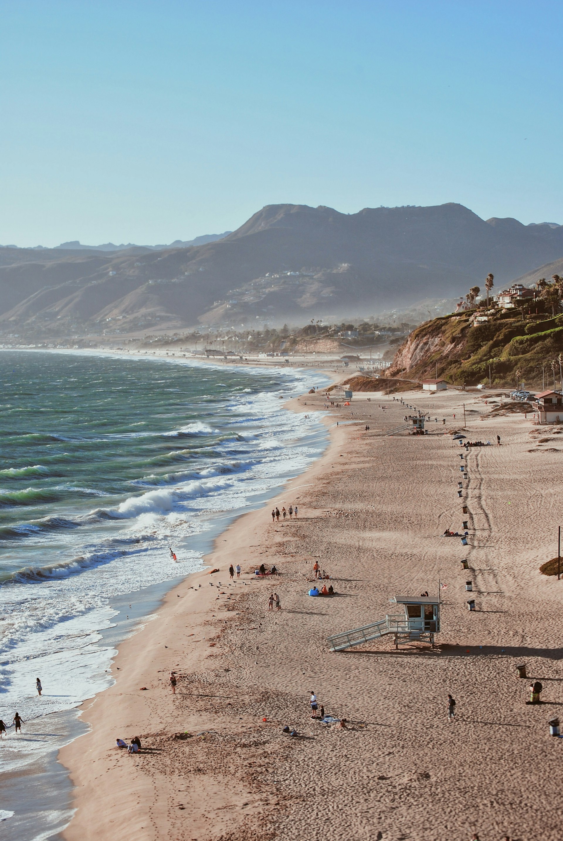 Aerial view of Malibu, California