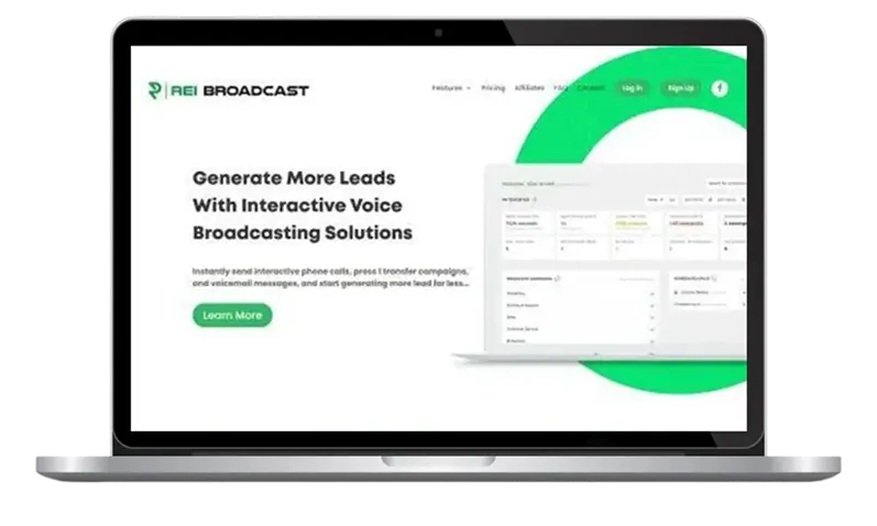 Website screenshot - reibroadcast.com